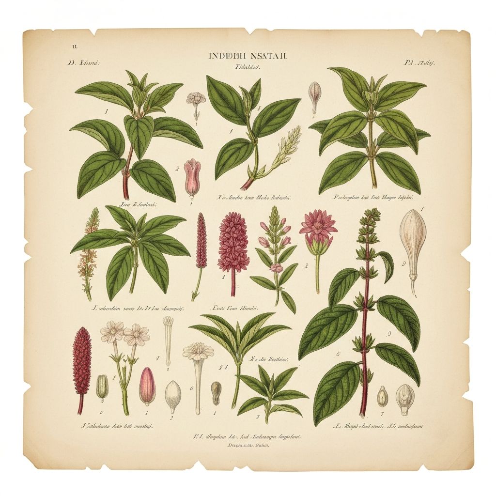 Ilustrasi botani tradisional